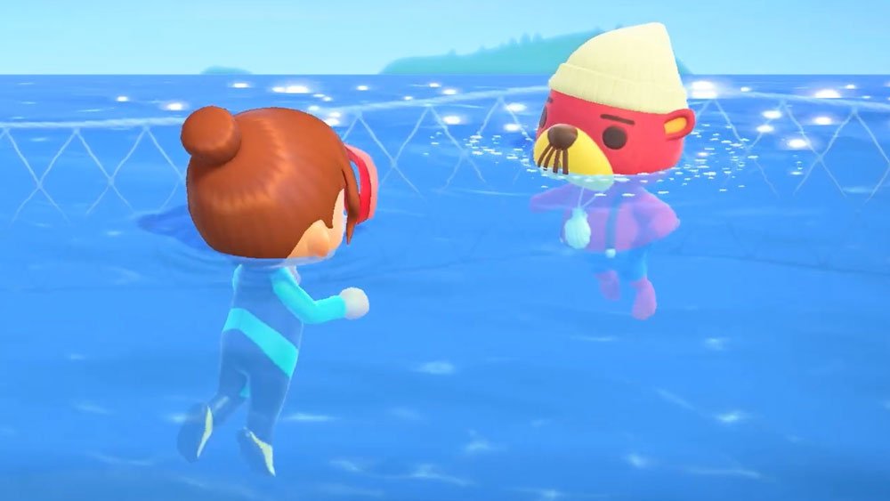 Animal Crossing: New Horizons adds swimming and deep-sea diving next month