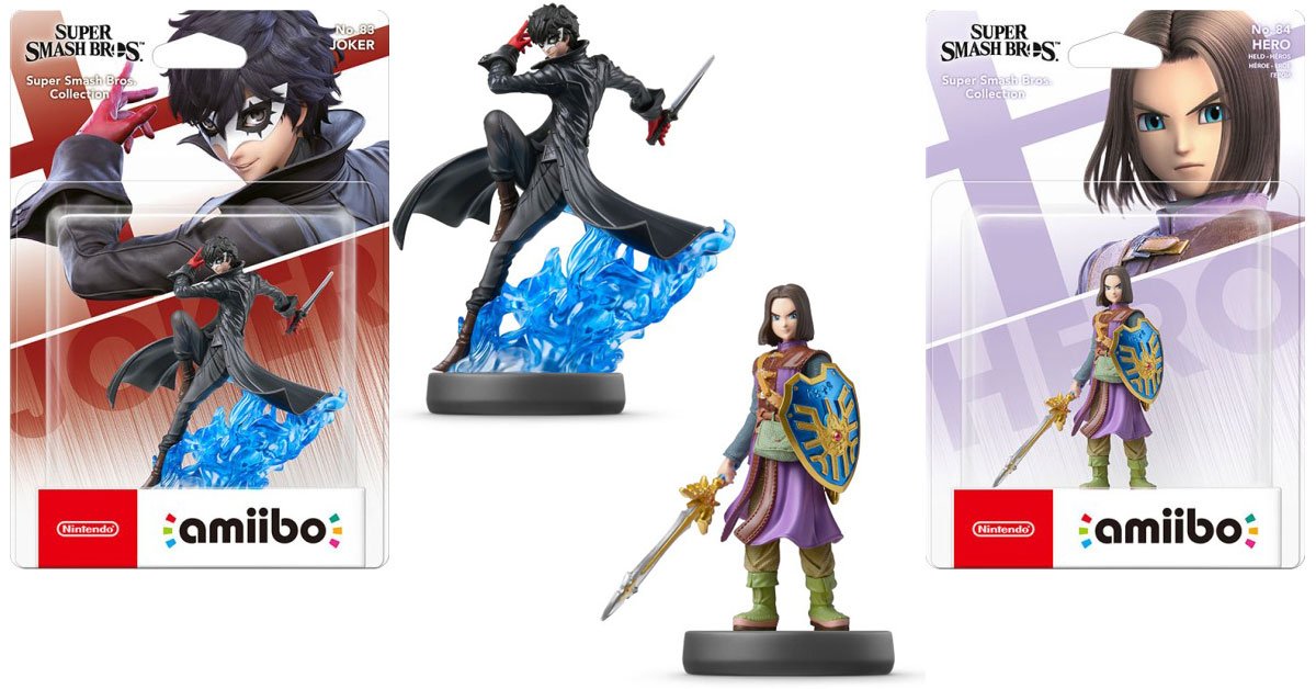 (Update) Smash Bros. amiibo for Joker and Hero launch this October