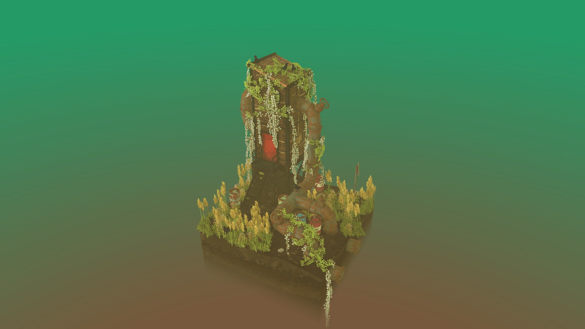 Cloud Gardens is a chill game about creating overgrown dioramas