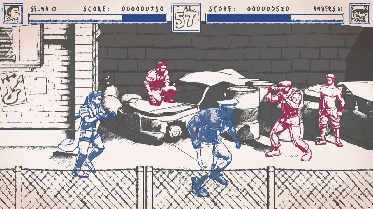 Why yes, I would like to play this leather daddy brawler