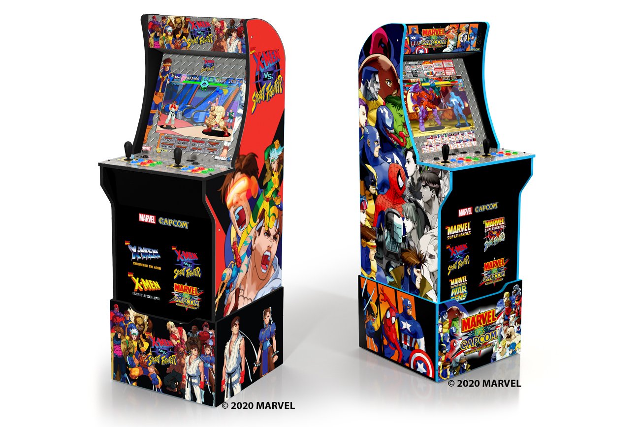 The Arcade1Up Marvel vs. Capcom cabinets are now available for preorder