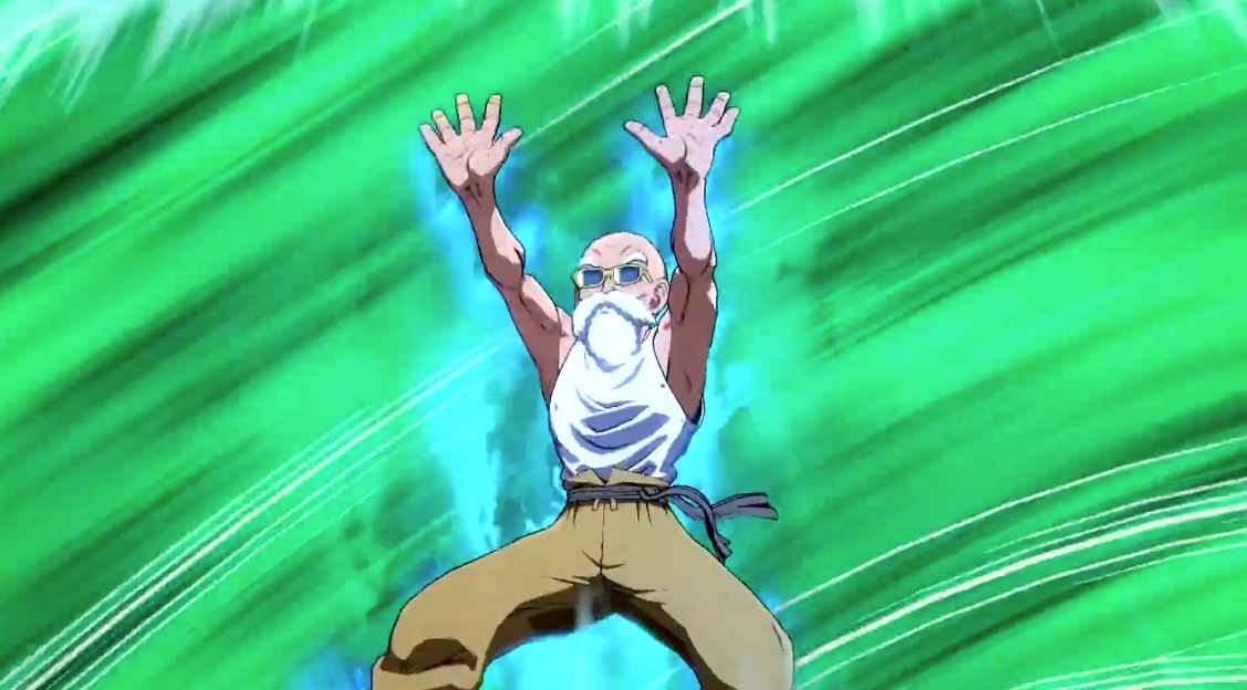 Frequent nose-bleeder Master Roshi joins Dragon Ball FighterZ next month