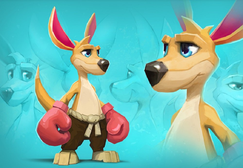 Kao the Kangaroo shows off his totally tubular nu-skool look