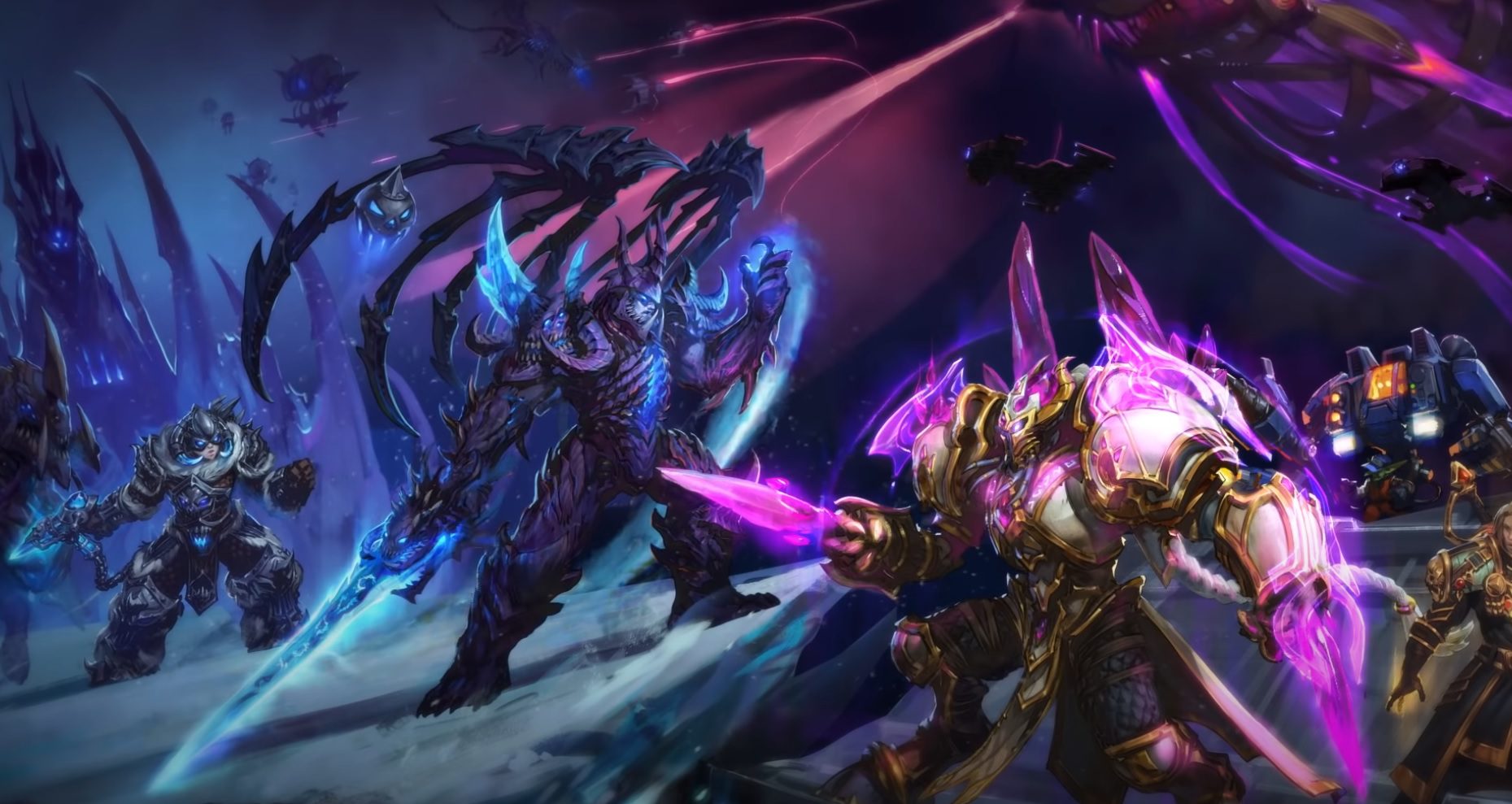 The latest Heroes of the Storm event combines Starcraft and Warcraft into one metal mix