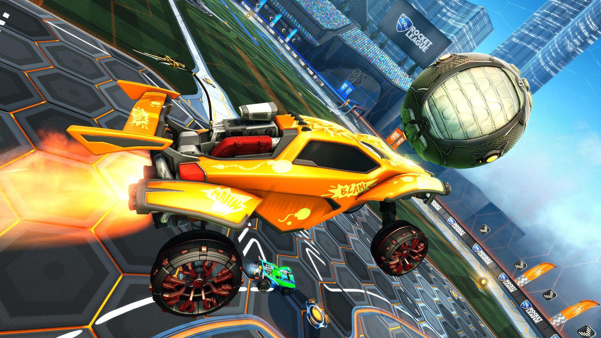 Get a $10 Epic Games Store coupon when you add free-to-play Rocket League to your library