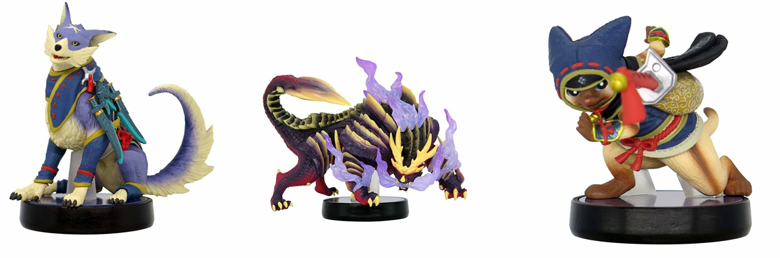 Here's what the Monster Hunter Rise amiibo actually look like