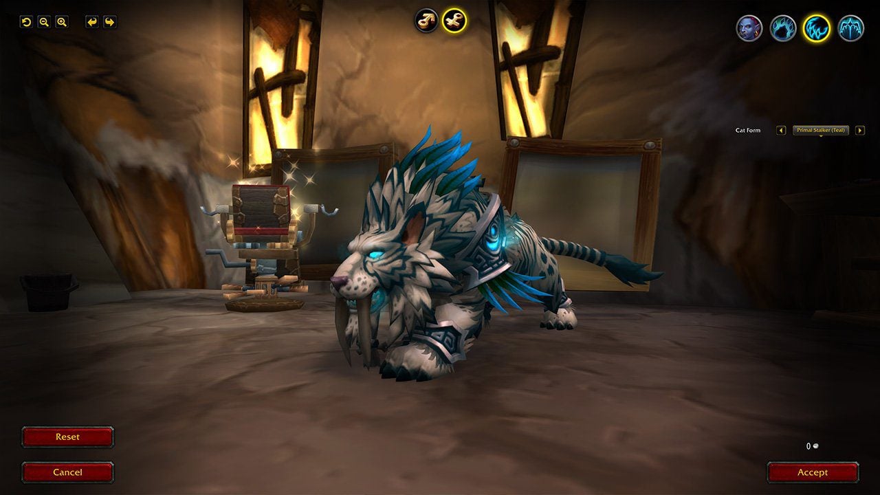 World of Warcraft will allow Druids to alter their shapeshifting cosmetics for free at the new barber