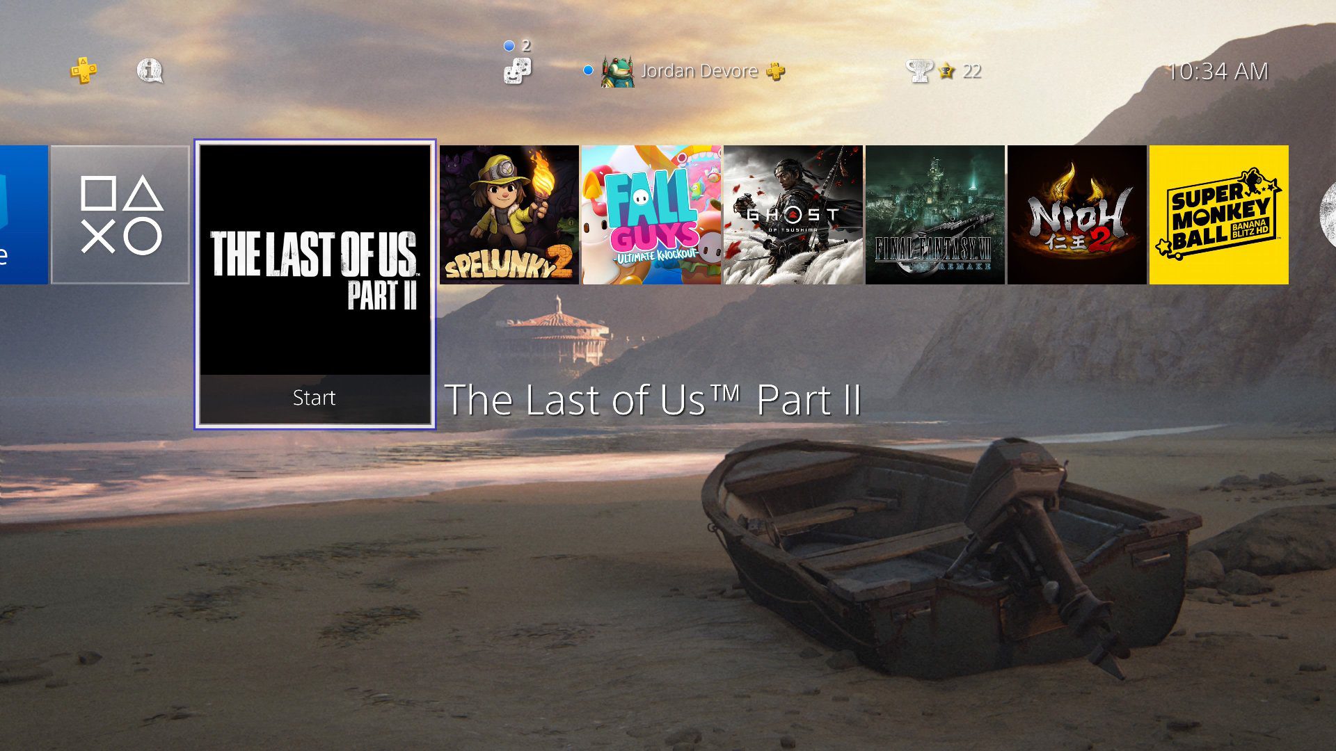 This free PS4 beach theme for The Last of Us Part II is surprisingly chill