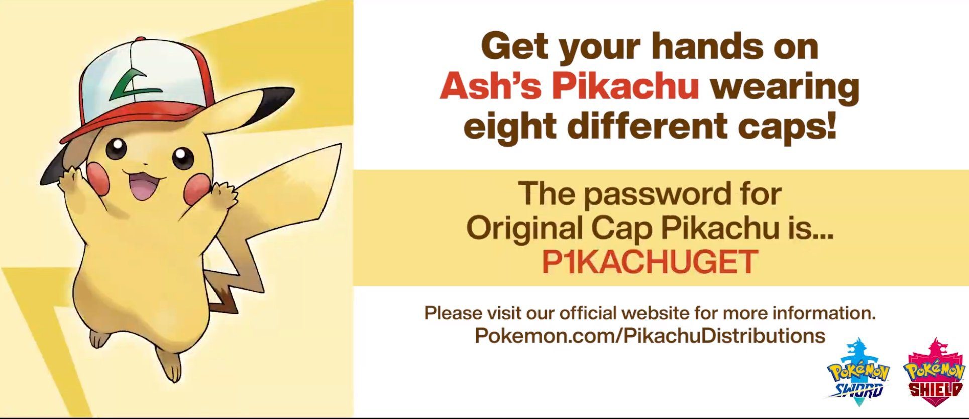 (Update) Here's how to get all of the free Ash's Pikachu caps in Pokemon Sword and Shield