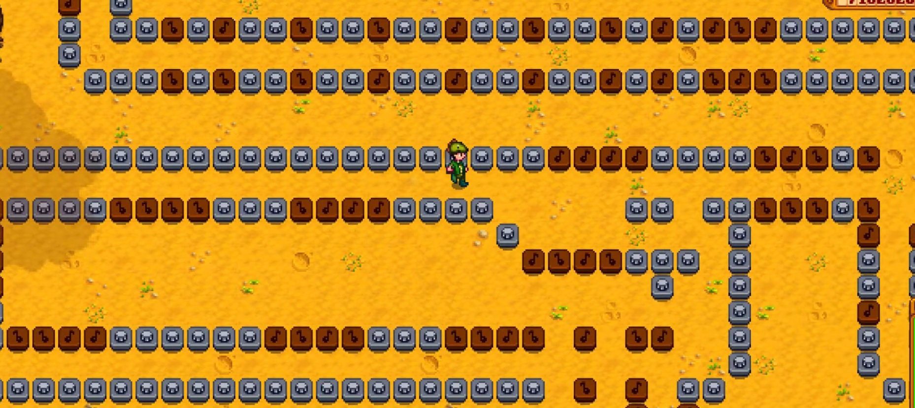 A Zelda Gerudo Valley song cover in Stardew Valley? Sure, why not