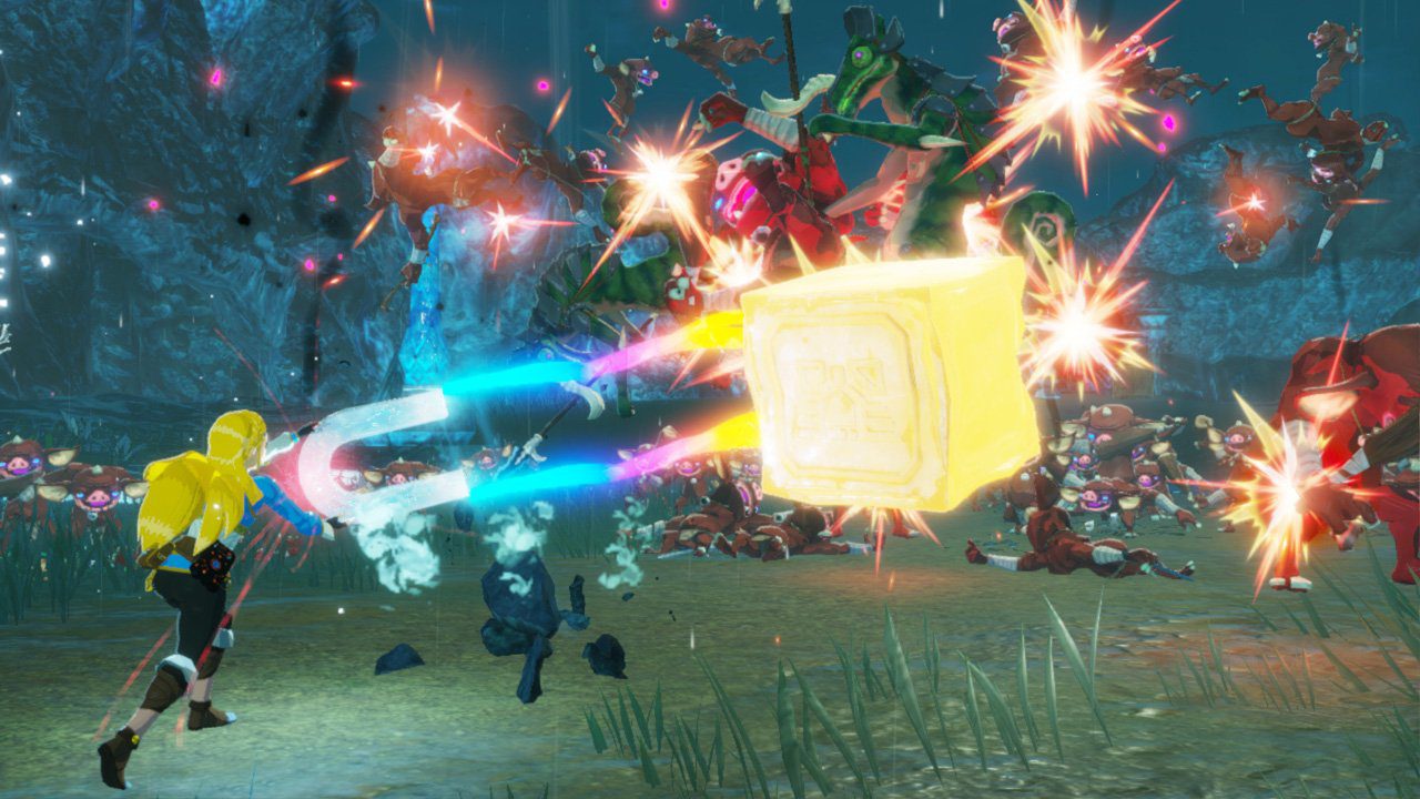 Pre-ordering Hyrule Warriors: Age of Calamity comes with this Guardian keychain