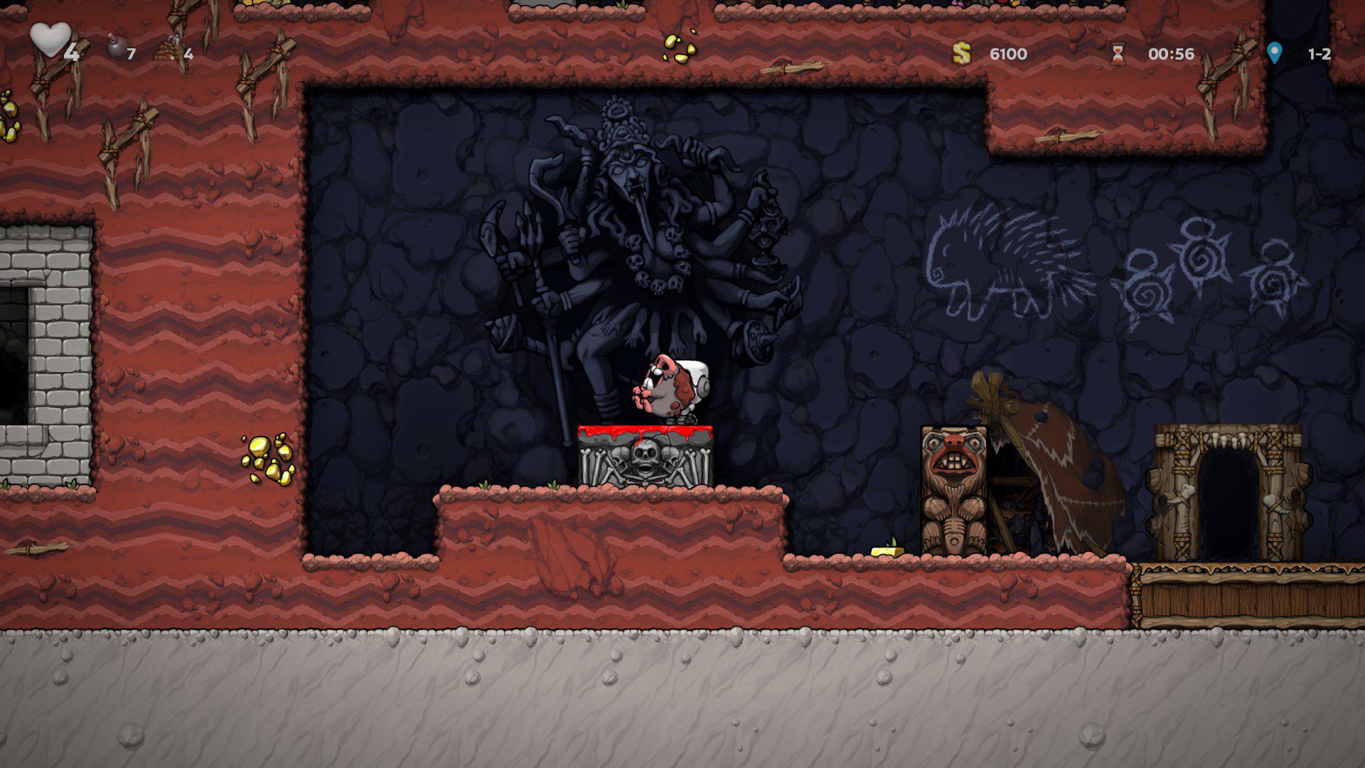 Spelunky 2 is getting an update to tone down the traps and enemies in Dwelling