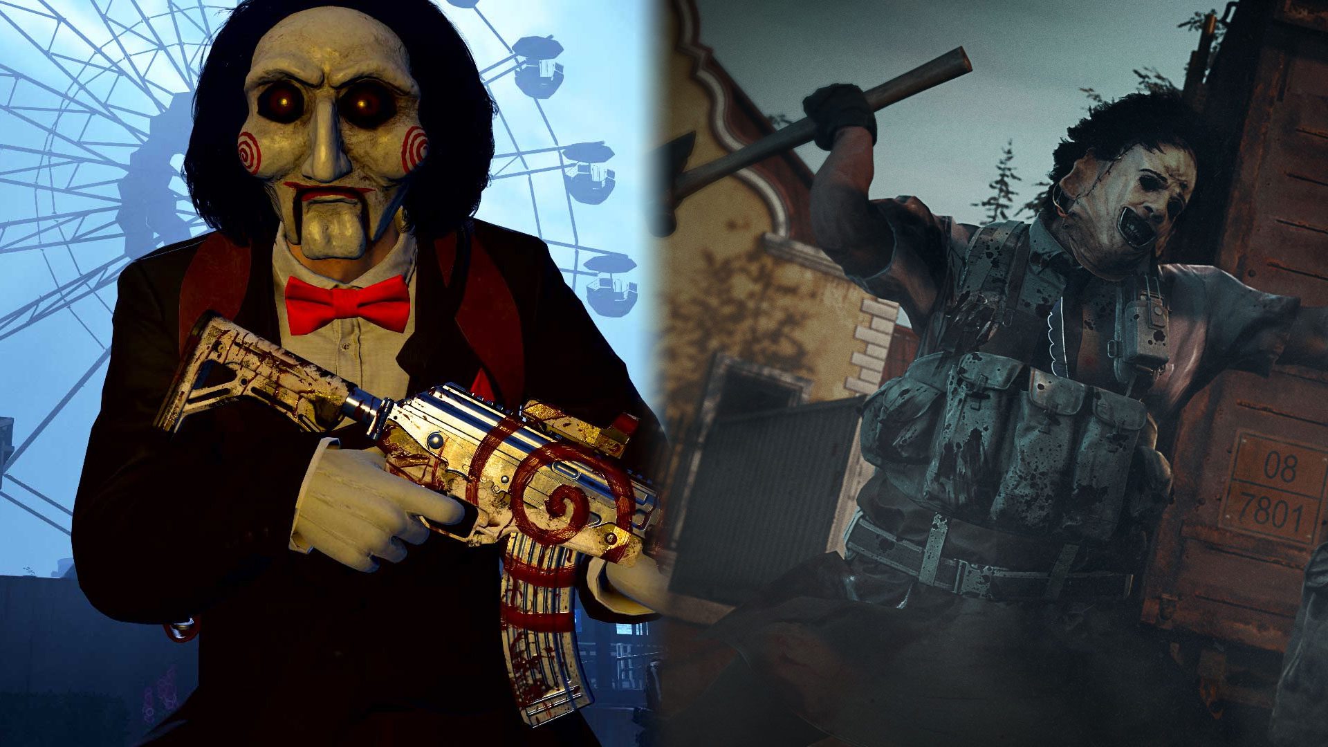 You might see the Saw puppet and Leatherface running wild in Call of Duty