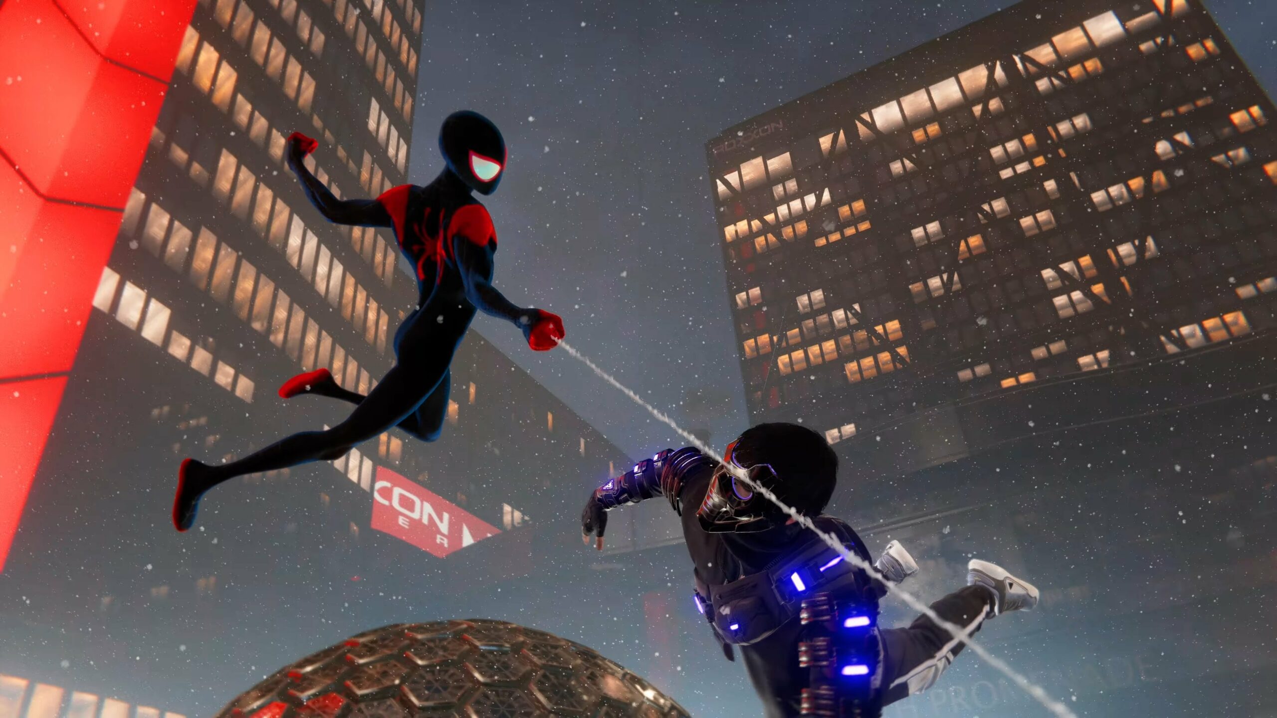 Spider-Man's Into the Spider-Verse suit is animated just like the film