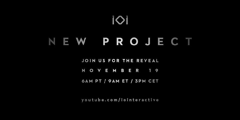 Hitman developer IO Interactive to announce new project tomorrow