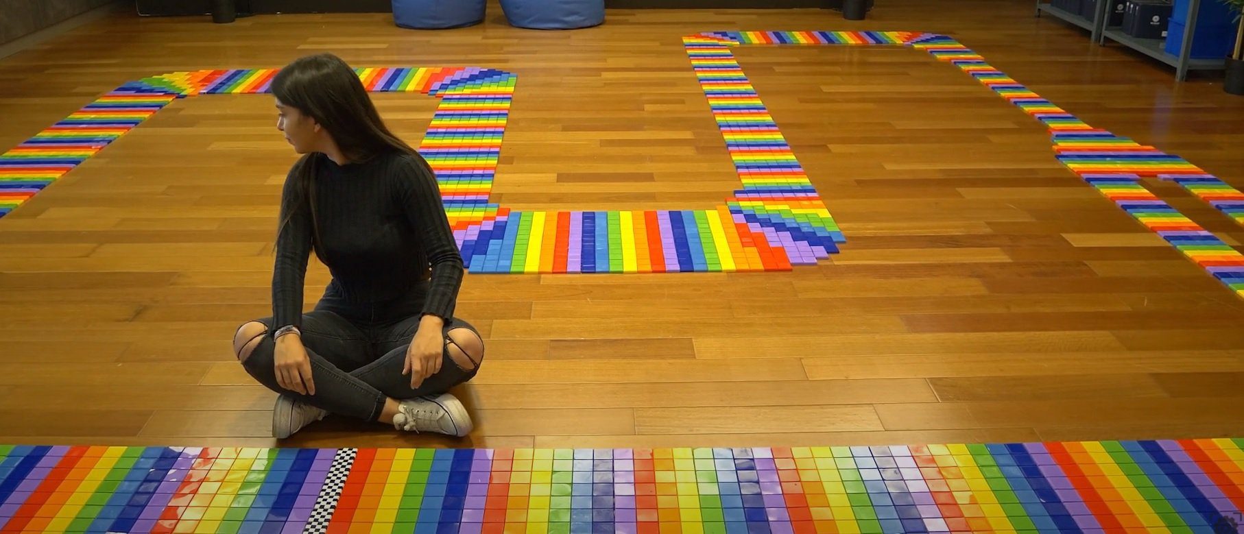 Someone 3D-printed Rainbow Road track for Mario Kart Live and is sharing the files