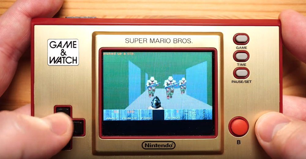 The maniacs went and got Doom running on a Game & Watch