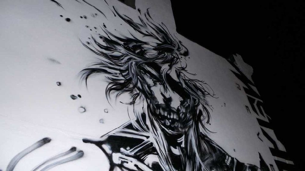 Beautiful Metal Gear Rising mural finally removed from UK building after seven years