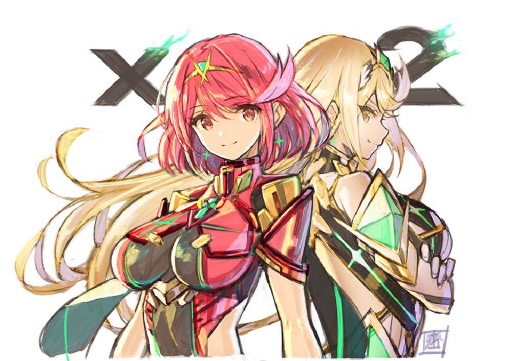 Xenoblade 2 is three years old, so its character artist celebrated with a new piece