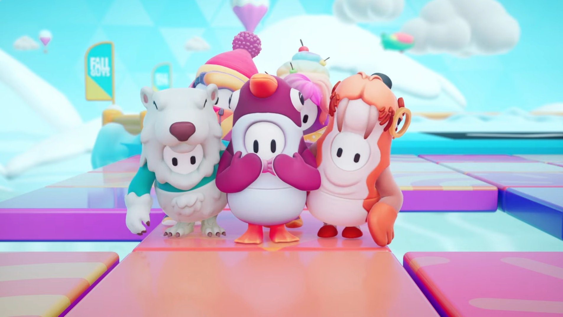 Did they turn Fall Guys into one giant ice level?