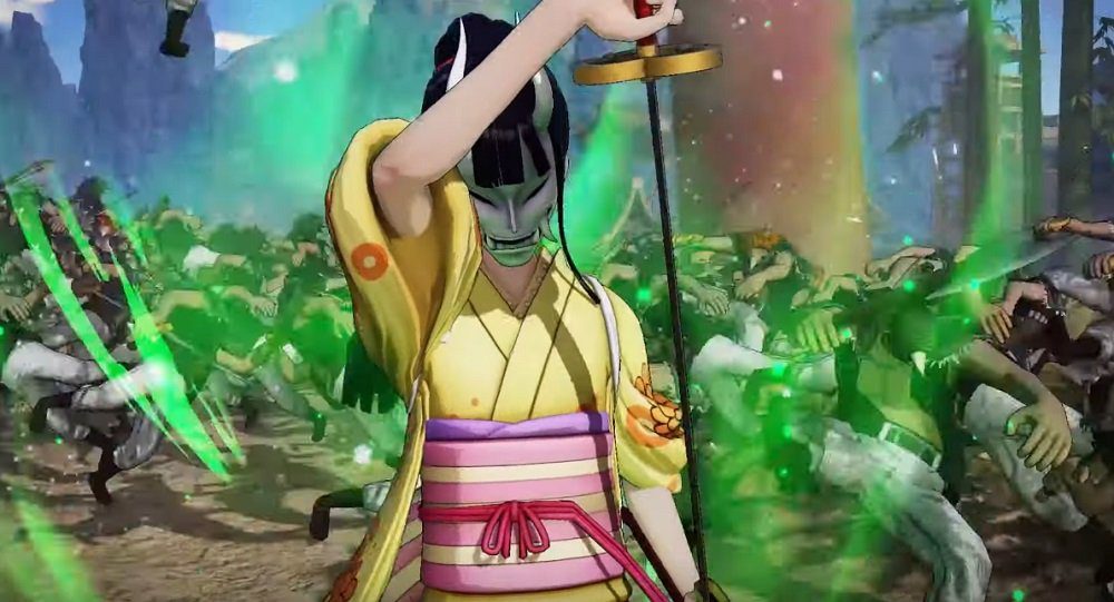 One Piece: Pirate Warriors 4 trailers premiere DLC characters Kikunojo and Kin'emon