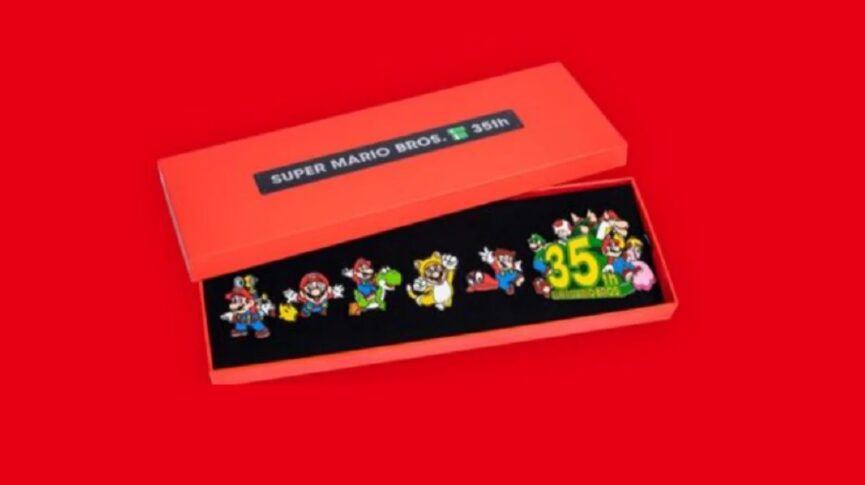It looks like there's another Mario anniversary pin set, but it takes a bit more work to get