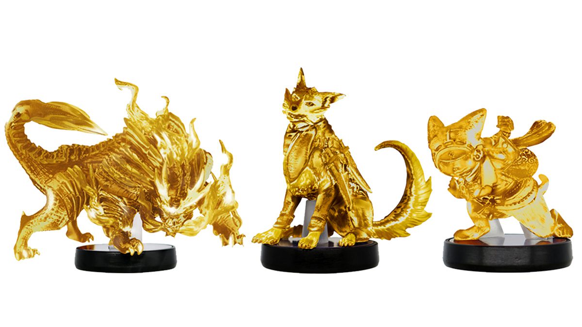 A collector's nightmare: Capcom is planning to distribute gold Monster Hunter Rise amiibo via lottery