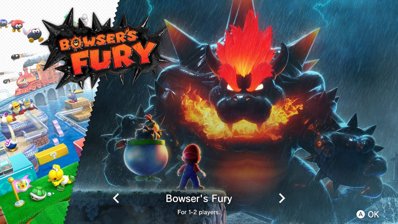PSA: You can select Bowser's Fury right away in Mario 3D World Switch