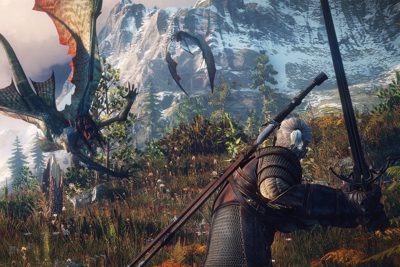 In a switch, you can now buy The Witcher 3 on the eShop without the DLC