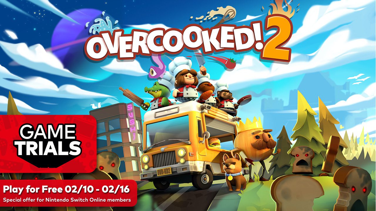 Nintendo Switch Online has an Overcooked 2 trial ready for Valentine's Day