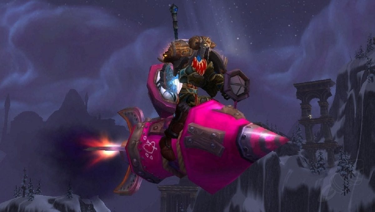 Now's your chance to get the Love Rocket mount in World of Warcraft again
