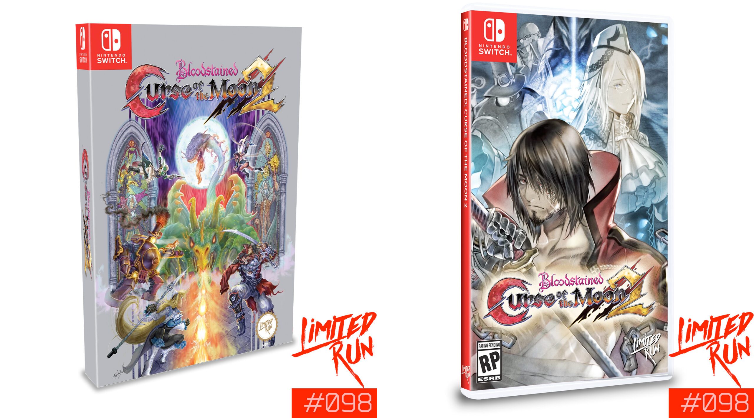 Bloodstained: Curse of the Moon 2 got a classic Konami-style cover for its Limited Run physical edition