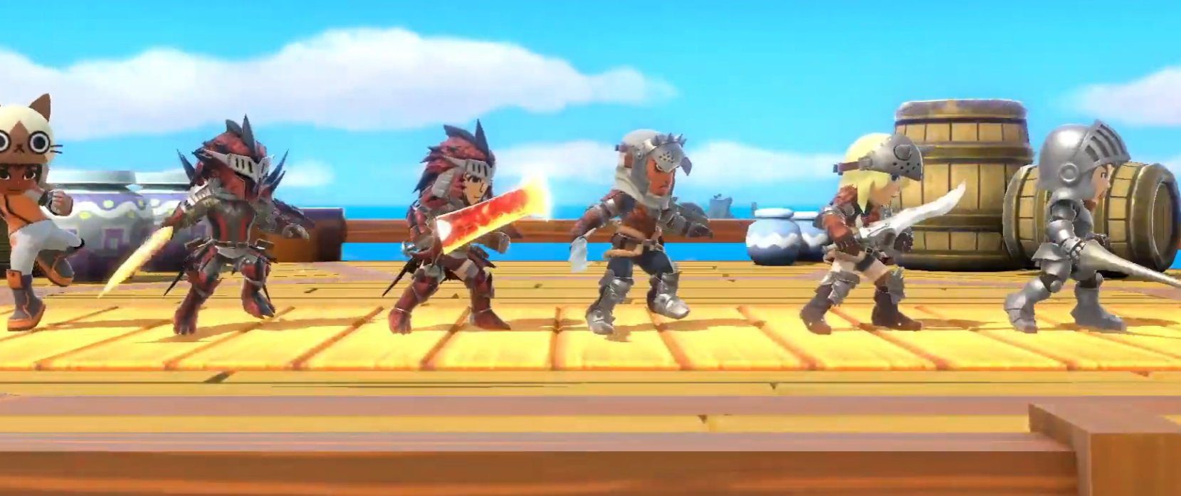 Smash Ultimate's new DLC costumes include Monster Hunter and Ghosts 'n Goblins crossovers
