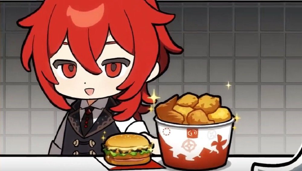 Missed out on the Genshin Impact x KFC crossover event? You can grab new recipes in update 1.4