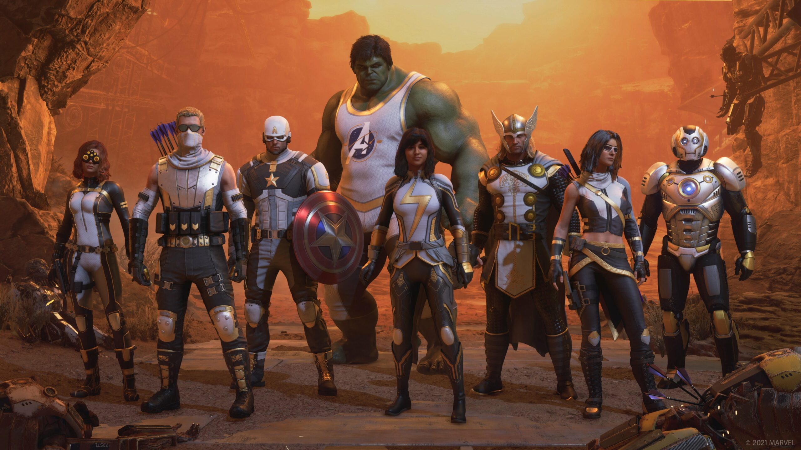 Marvel's Avengers is getting new Aerospace costumes, but you'll need to pay for them, and they rotate out