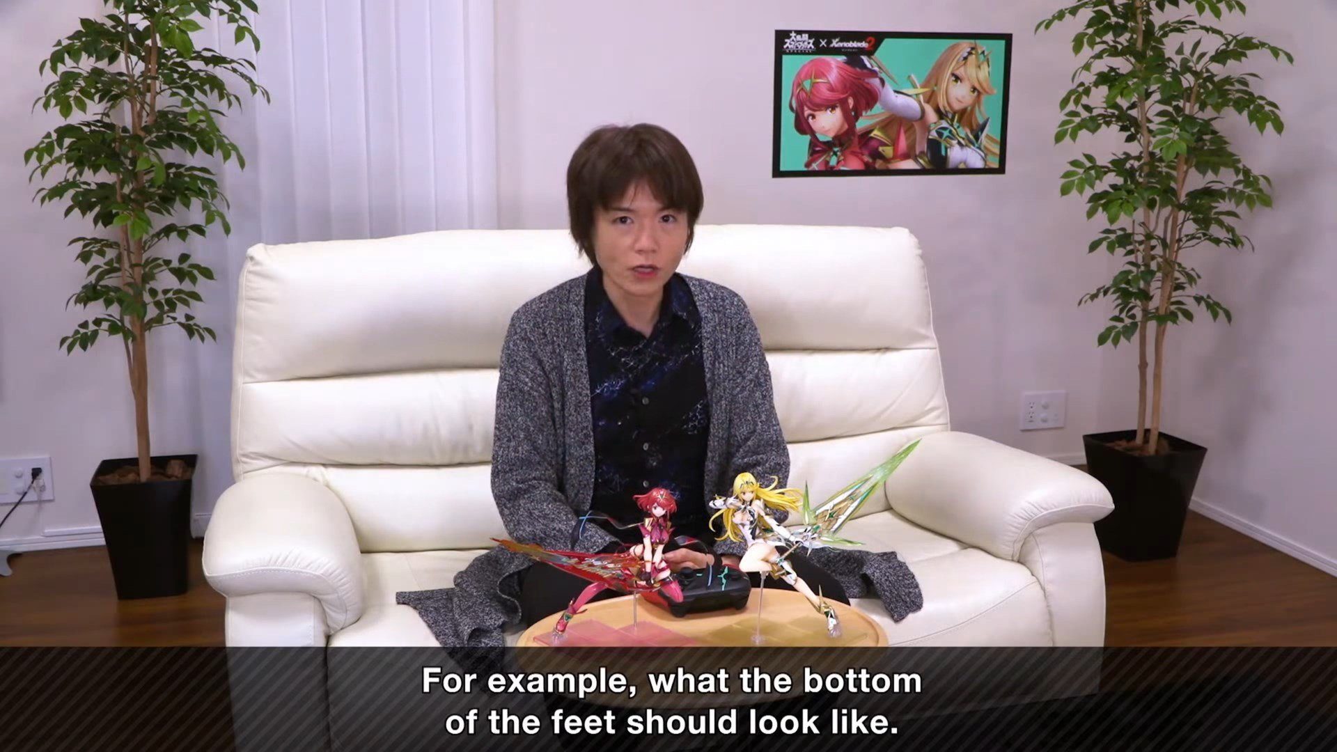 If you want the Pyra and Mythra figures Sakurai was talking about and haven't gotten them yet, you'll have to wait until 2023