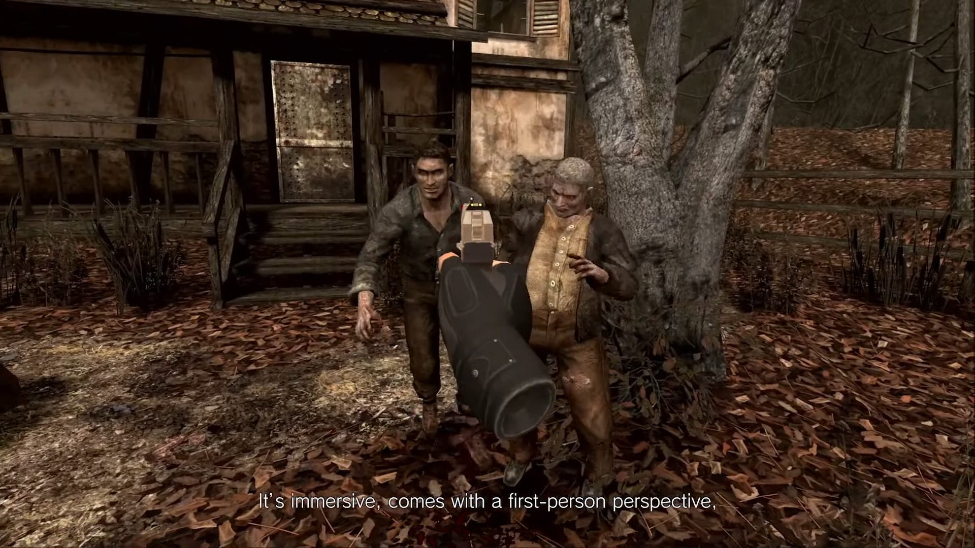 Sign me the hell up for Resident Evil 4 VR