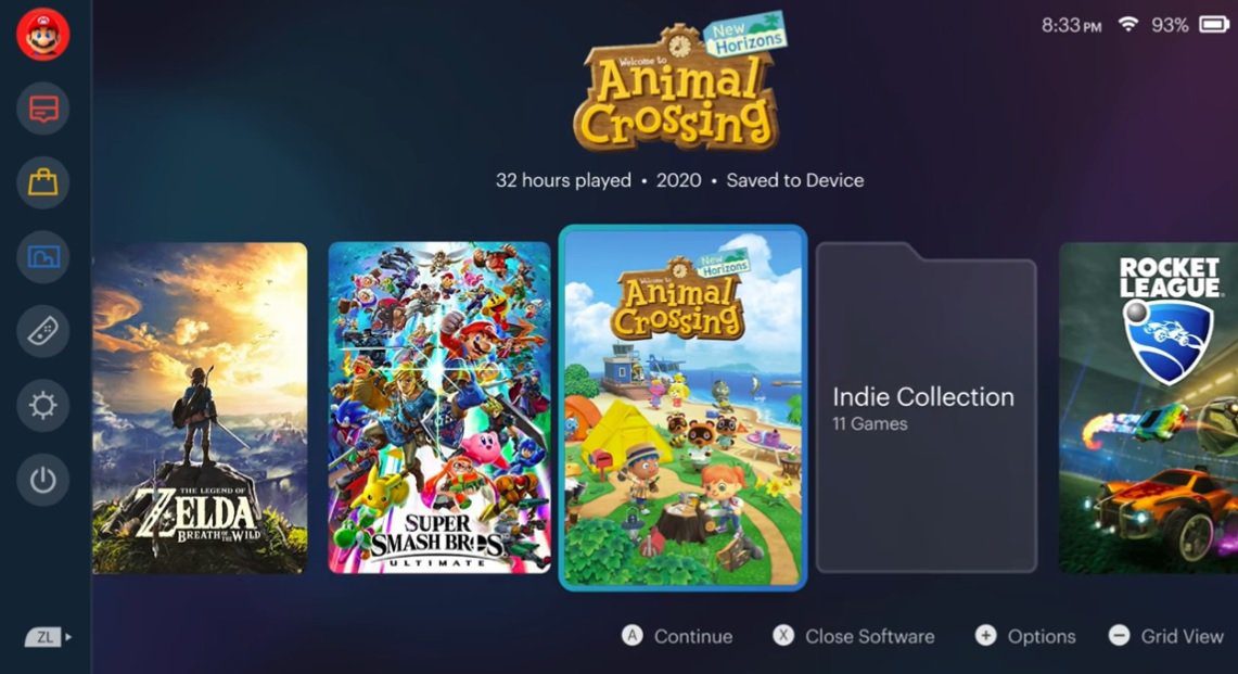 Oops, someone designed another cool looking Switch UI mockup with folders