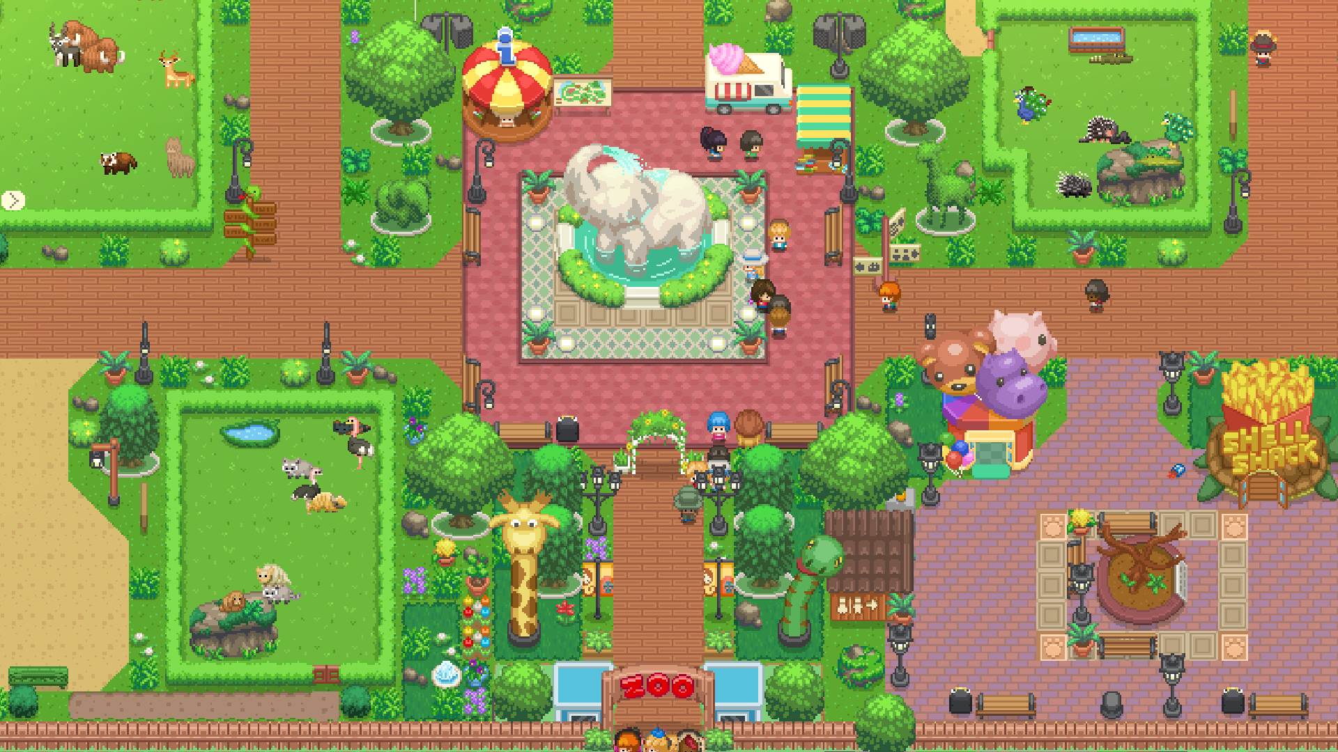 Let's Build a Zoo looks like an adorable zoo management sim with a dark side