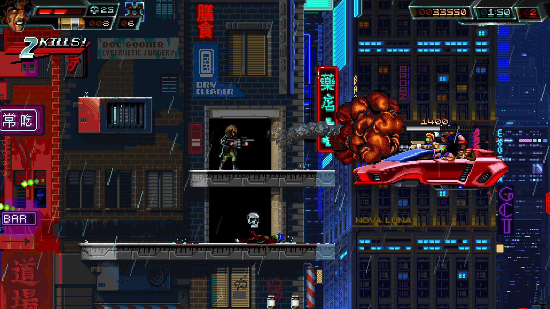 Huntdown for Steam is slicker and sicker than ever before