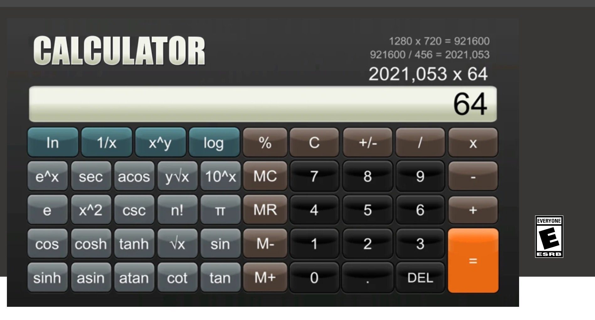 'Calculator' is coming out tomorrow for Switch, and I wonder if there's an emulator hidden inside of it