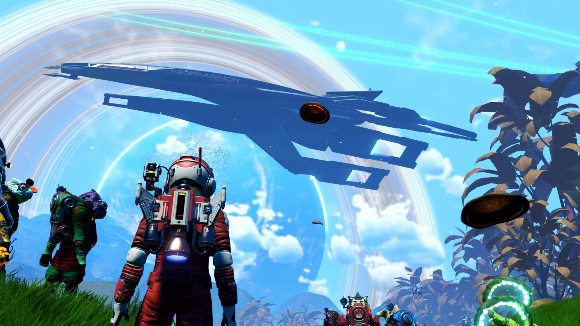 No Man's Sky players unlock Mass Effect's Normandy to add to their fleet