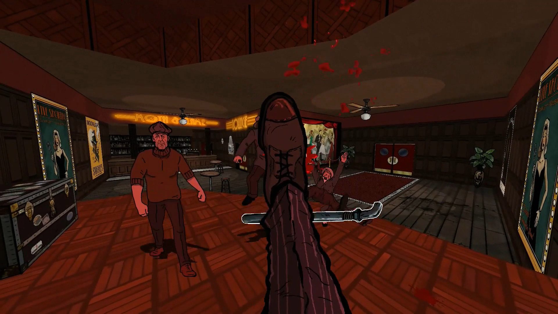 Fallen Aces is a gangster-bashing FPS from New Blood with a slick style
