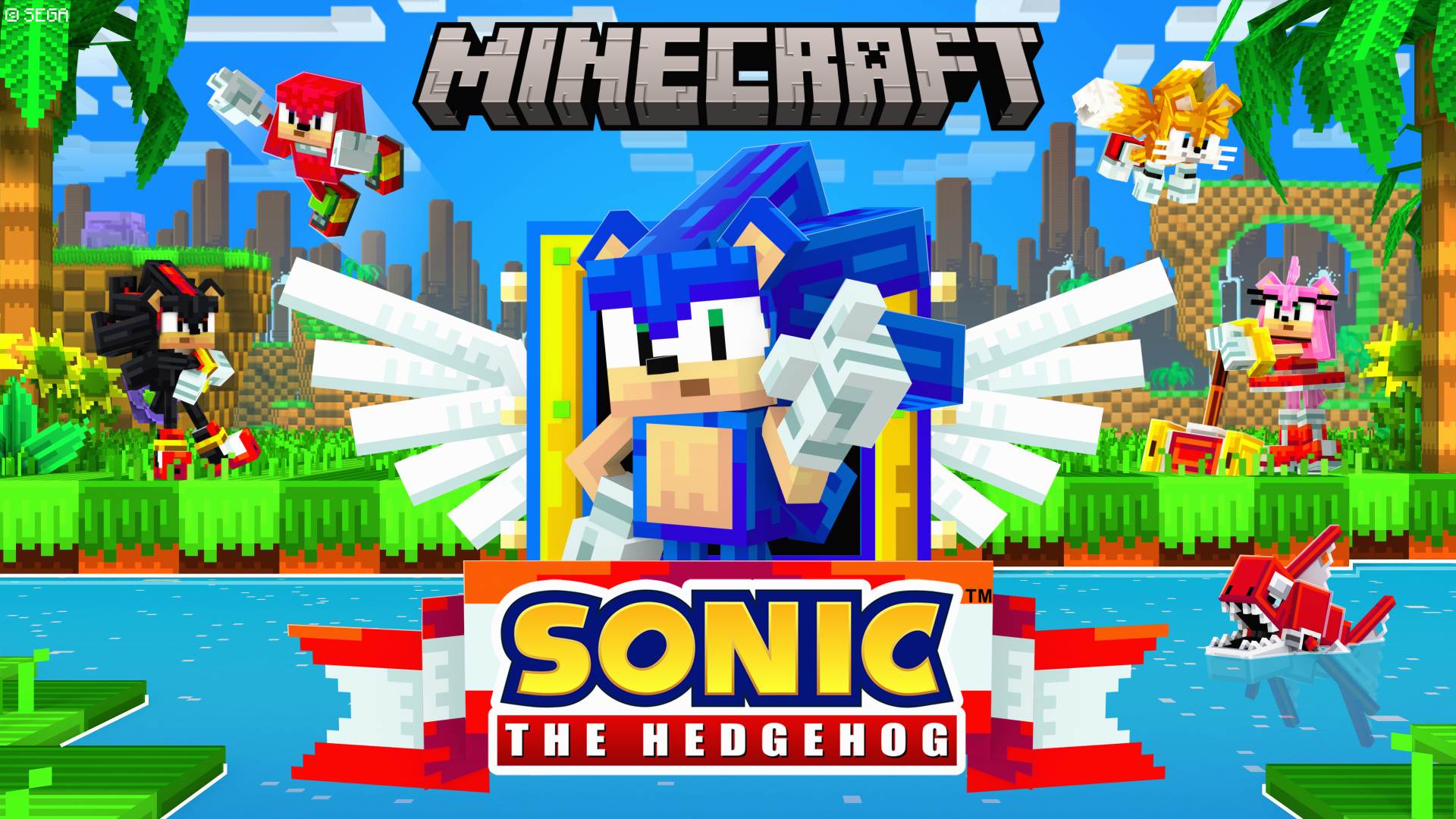 Sonic the Hedgehog DLC brings blocky rings to Minecraft