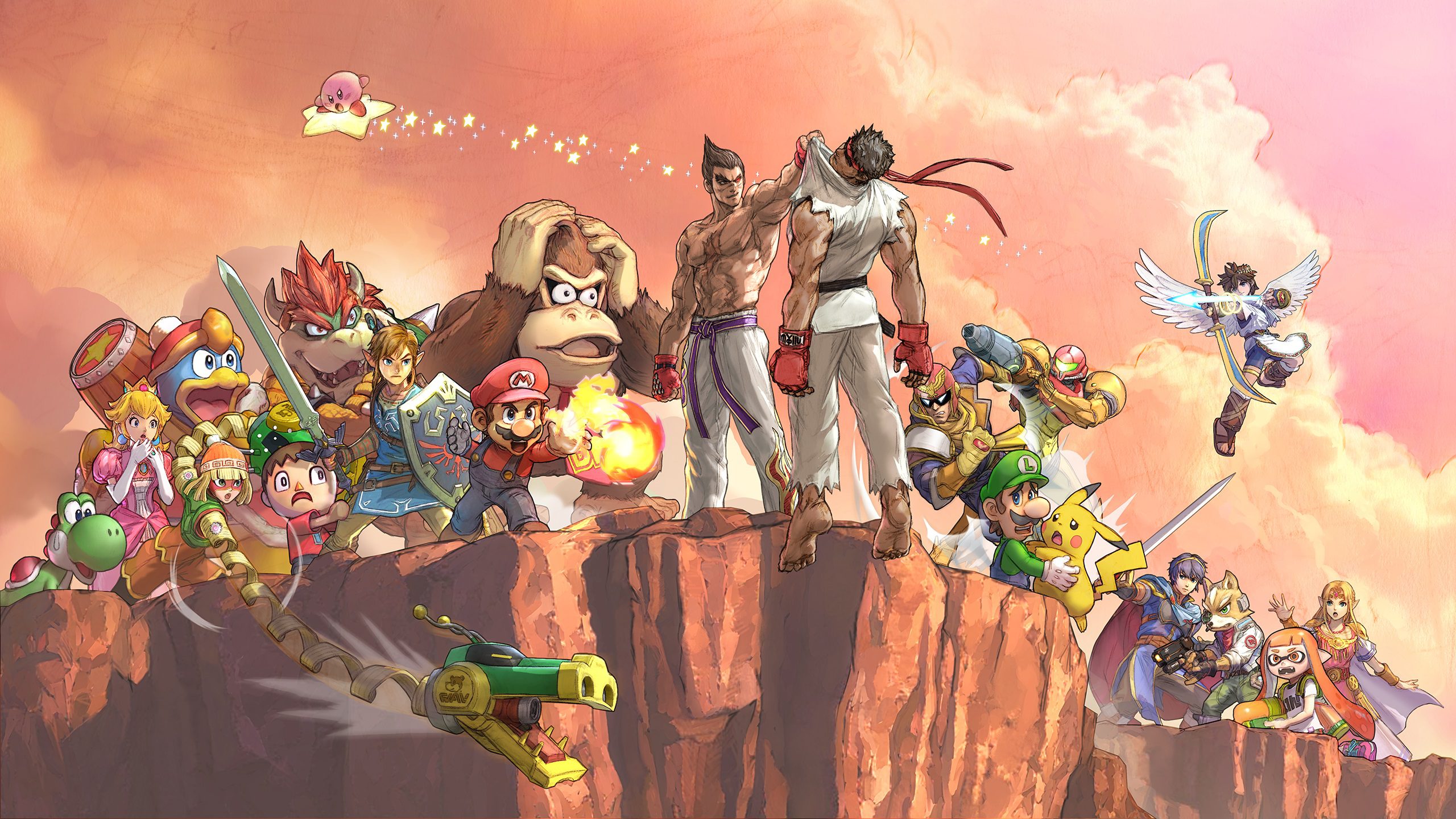 The Tekken team celebrated Kazuya's entrance to Smash Ultimate with an amazing piece of art