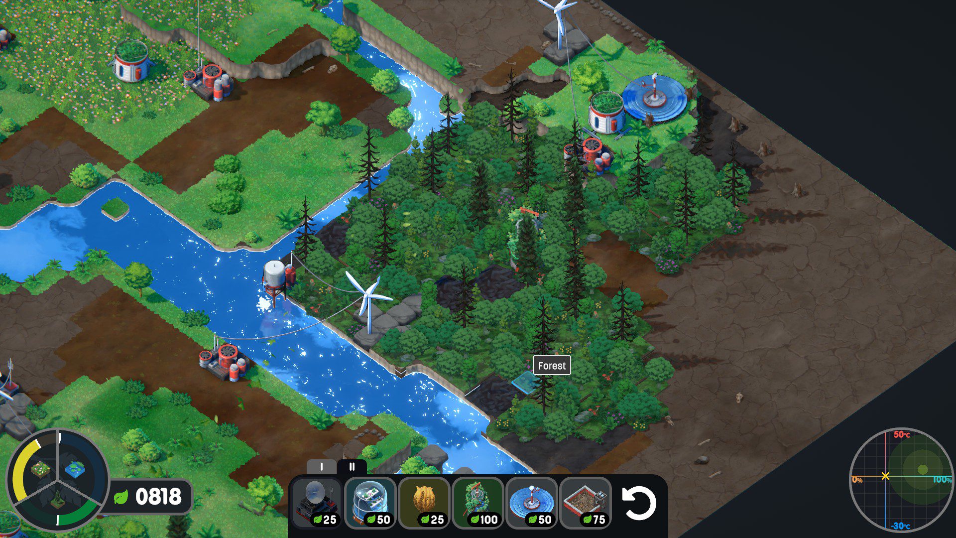 Terra Nil isn't a city builder, it's a nature builder