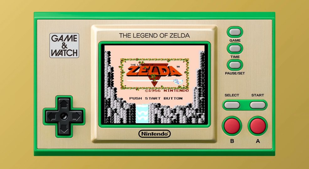 The Legend of Zelda Game & Watch system features four classic games
