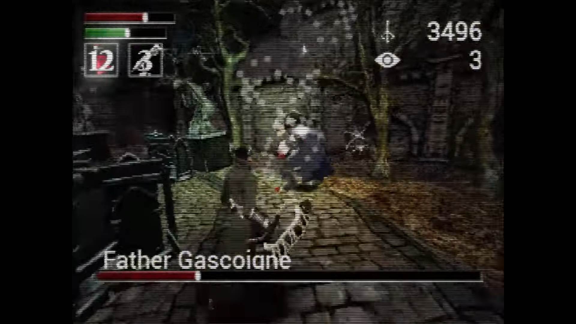 Bloodborne PS1 demake showcases a scrap with Father Gascoigne