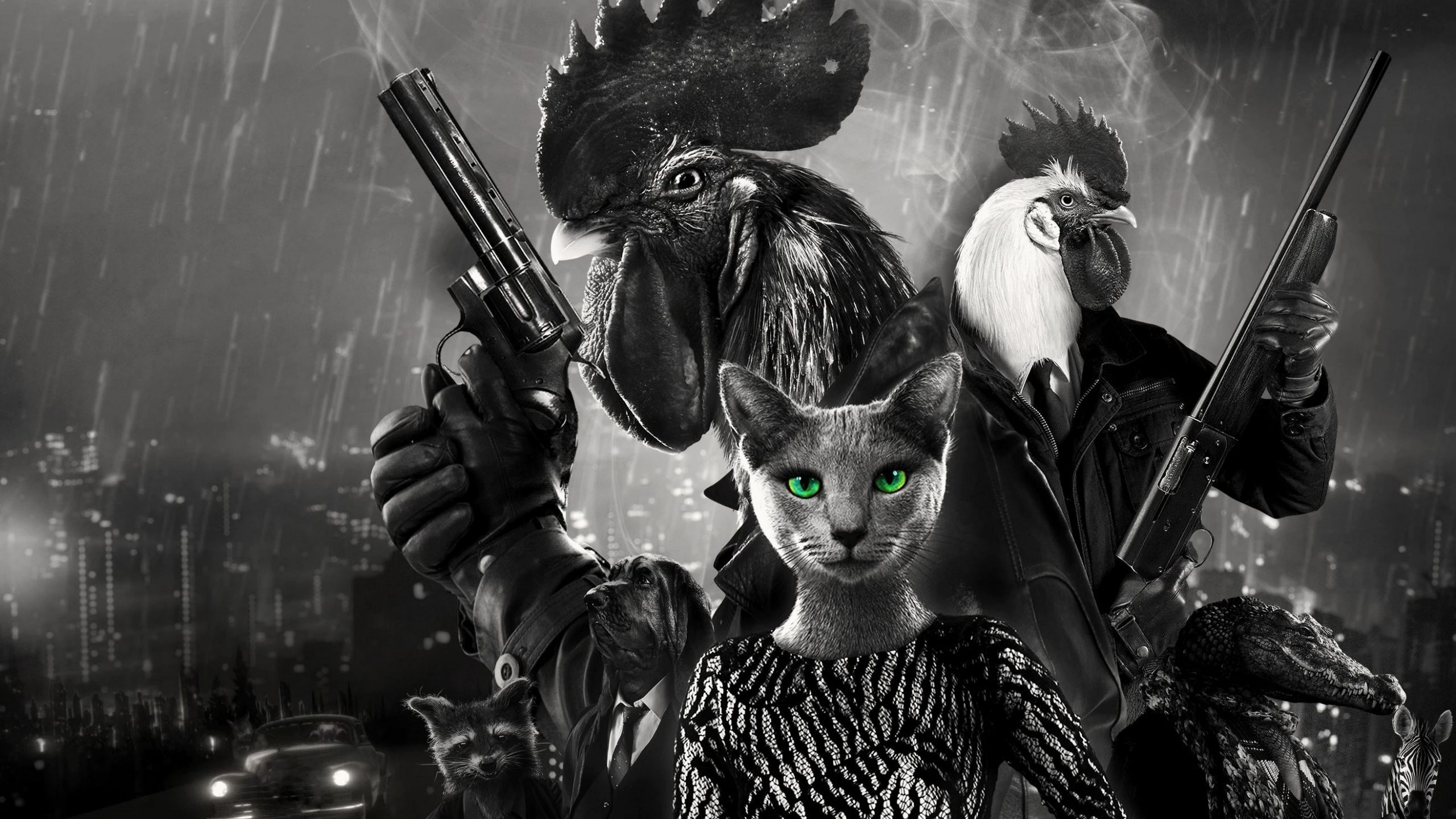 Chicken Police: Paint it Red is a BBQ rotisserie feast.