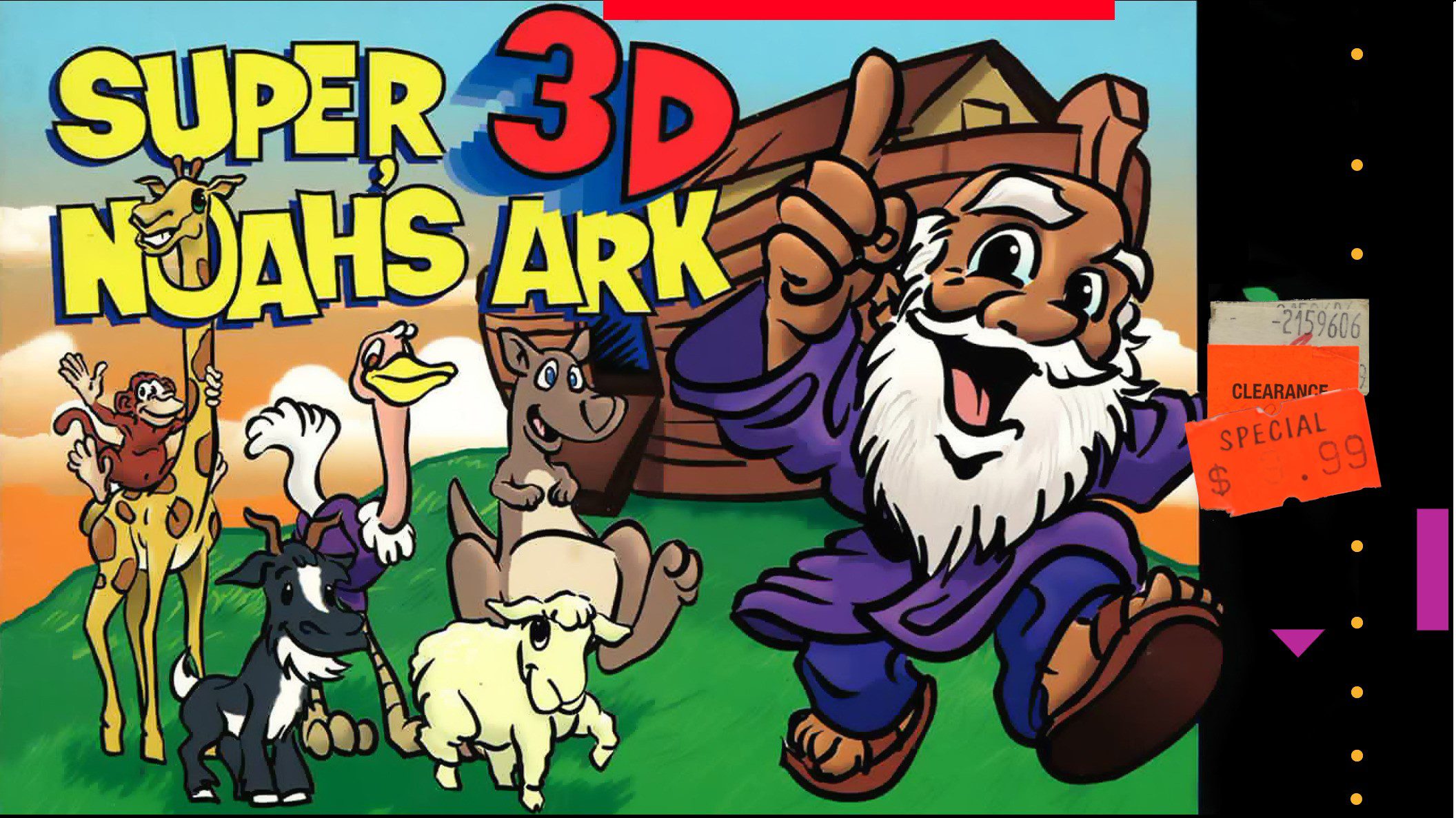 Super 3-D Noah's Ark lets you break animal faces with coconuts
